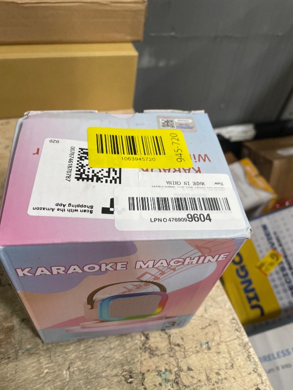 Photo 1 of **broken button***?2025 Newest? Mini Karaoke Machine for Kids Girls & Boys - Portable Bluetooth Speaker with 2 Wireless Microphones - Kids Birthday Gifts for Ages 4-10 - Kids' Instrument Accessories - Purple