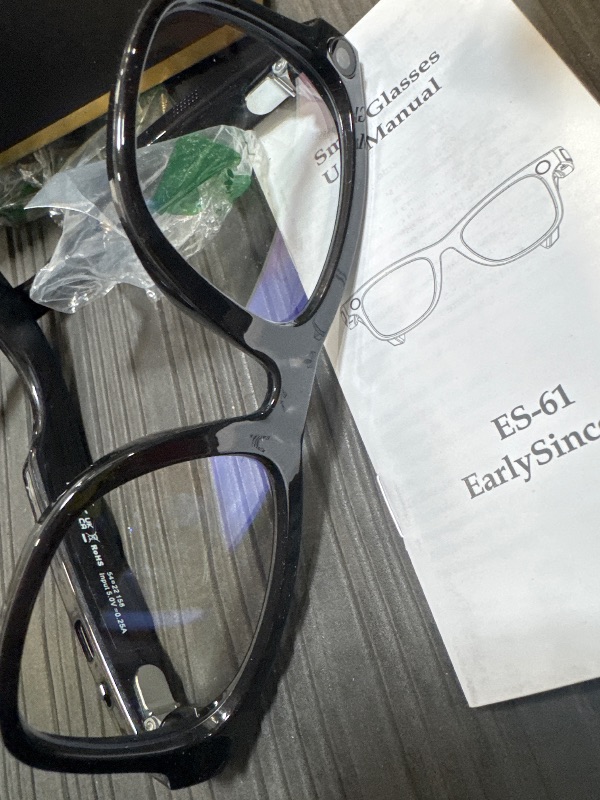 Photo 1 of 2026 Upgraded – Smart Camera Glasses, 8MP Resolution Supporting 1080P HD Video Recording, Supports Photo/Video/Audio Recording, 410mAh Battery, with AI Assistant/AI Translation/Bluetooth Calling