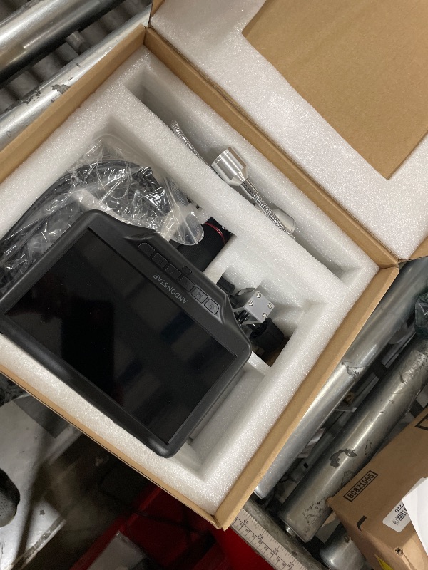 Photo 1 of ***MISSING HARDWARE***Andonstar AD407 Pro 3D HDMI Soldering Digital Microscope with Pro Metal Stand 4MP UHD and 7 inch Adjustable LCD Screen USB Video Microscopes for Phone Repairing SMT SMD DIY