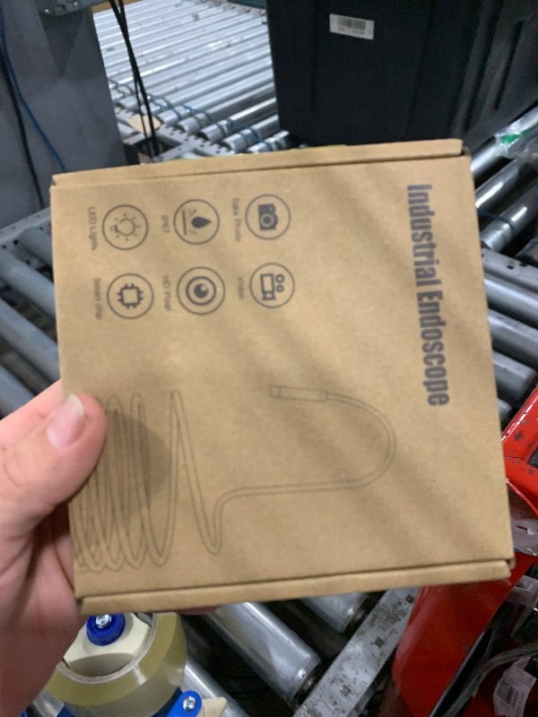 Photo 1 of [Dual-Lens] Endoscope Camera with Light, 1920P HD Borescope with 8+1 Adjustable LED Lights, IP67 Waterproof 16.5FT Semi-Rigid Snake Cord Inspection Camera for iPhone, iPad and Android Phone (Type C)