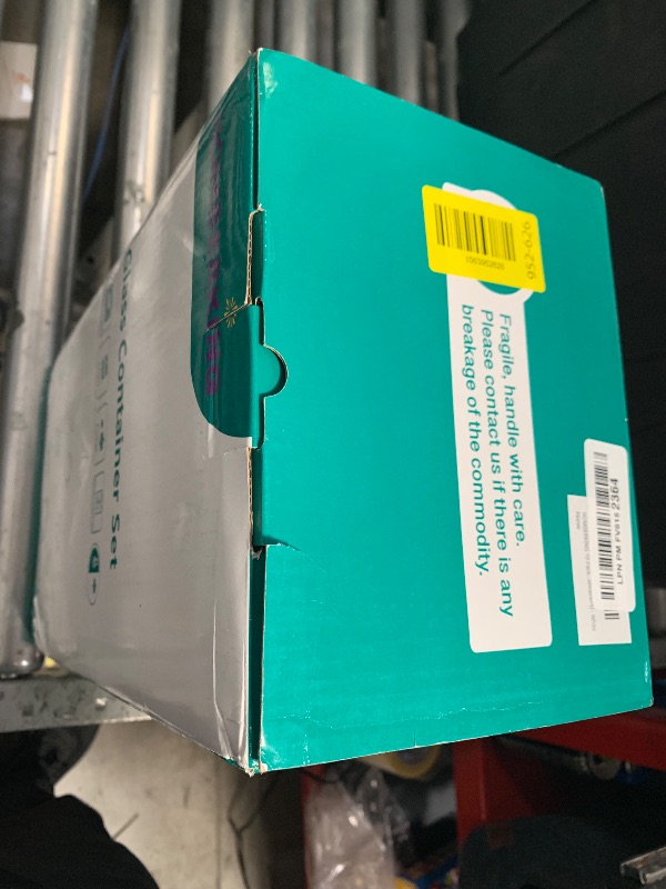 Photo 1 of 10 Pack Borosilicate Glass Meal Prep Containers with Locking Lids, Glass Food Storage Containers Set, Airtight Lunch Bento Boxes, BPA-Free & Leak Proof, 36oz & 14oz, Freezer, Oven Safe-White