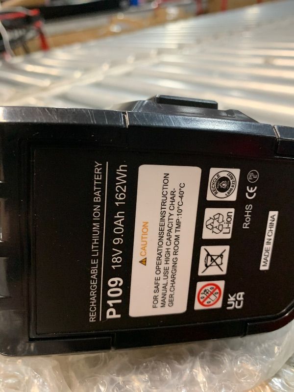 Photo 1 of ?Upgrade!? CaliHutt 18V 9.0Ah Replace Battery for Ryobi ONE+ Plus 18V Battery High Capacity 18V Lithium-Ion Battery P102 P104 P105 P106 P108 P107 P109 for Cordless Power Tools