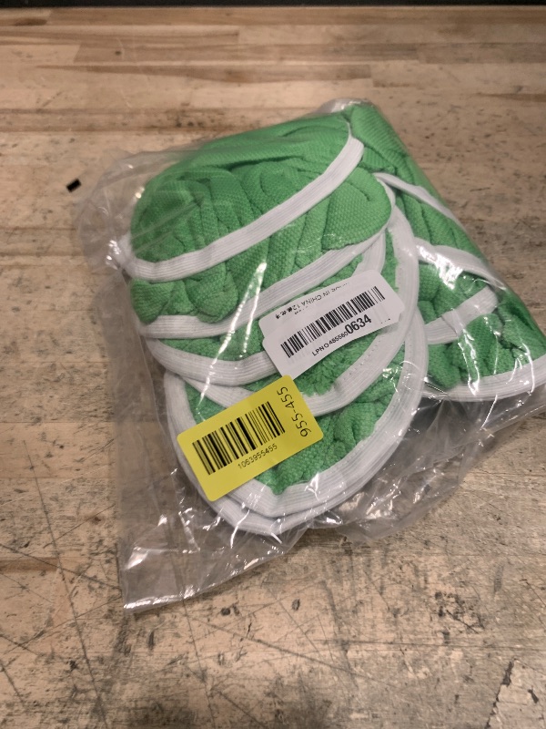 Photo 1 of 12-Pack Reusable Coral Fleece Mop Pads Washable Wet Mopping Cloths and Dry Sweeping Cloths for Swiffer Sweeper – Washable Wet & Dry Microfiber Pads for Surface/Hardwood Floor Cleaning, Tile & More.