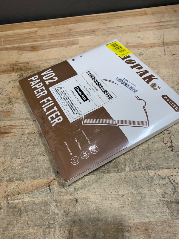 Photo 1 of 200 Count Coffee Filters 2, Cone Coffee Filters, Unbleached Natural Disposable Paper Filter 2-4 Cup Fits for Pour Over Dripper and Coffee Maker, Suitable for Home Coffee Shop Commercial