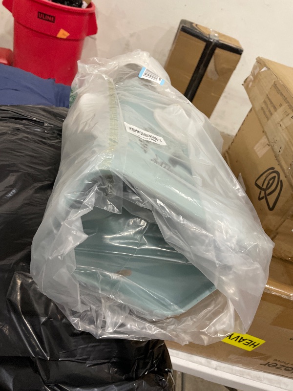 Photo 1 of ?Tgeyd Chicken Feeder and Chicken Waterer Set (3 Gallon/26 Pounds) - Hanging Automatic Chicken Feeder No Waste - Chicken Coop Accessories - Poultry Waterer