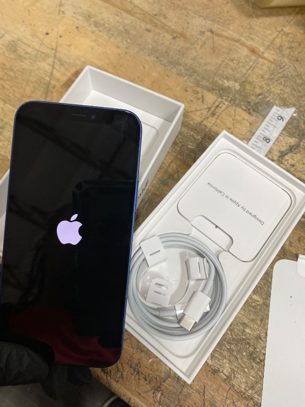 View 3 of **LOCKED**Apple iPhone 12 mini (256GB, Blue) [Locked] + Carrier Subscription