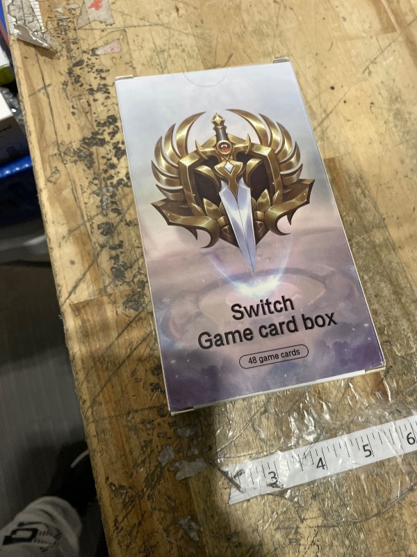 Photo 1 of **FACTORY SEALED** iPLYGAM Switch Game Case for Nintendo Switch 2/Switch/OLED/Lite with 48 Slots and 80 Memory Micro SD Card Storage, Portable Travel Switch Game Holder Organizer, Game Card Protective for Festival Gift