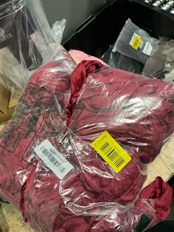 Photo 1 of 15 Pack Burgundy Cheesecloth Table Runner 17 x 108 inch Cheese Cloth Table Runners 9ft Burgundy Table Runner Rustic Romantic Sheer Gauze Runner for Wedding Party Baby Shower Table Decoration