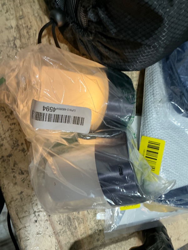 Photo 1 of NEWSEE LED 4" Mini Cordless Table Lamp 2 Pack, Outdoor Waterproof Lamp, Rechargeable Battery Operated Lamp, Portable Touch Night Light for Dining Room, Camping, Nursery, Baby, Bar, Party (Black)