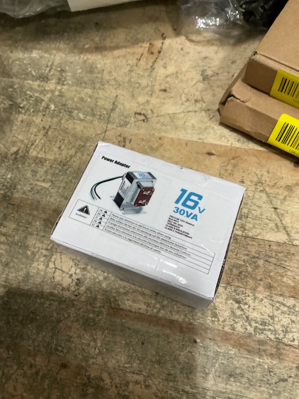 Photo 1 of 16V 30VA Doorbell Transformer for Ring Video Doorbells, Compatible with Ring, Nest Hello, Wyze and Eufy Video Doorbells, Power Supply for Nest, Ecobee, Sensi and Honeywell Thermostat