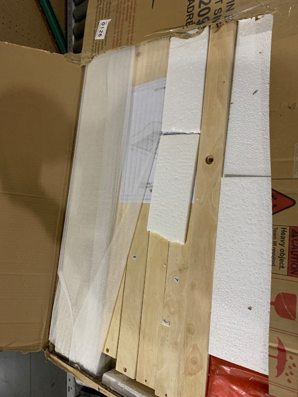 Photo 1 of **MINSSING box 2 **


Merax Twin Size Bed Frame Daybed, L-Shaped Linen Corner Sofa with Solid Wood Legs for Living Room & Guest Room, No Box Spring Needed, Beige