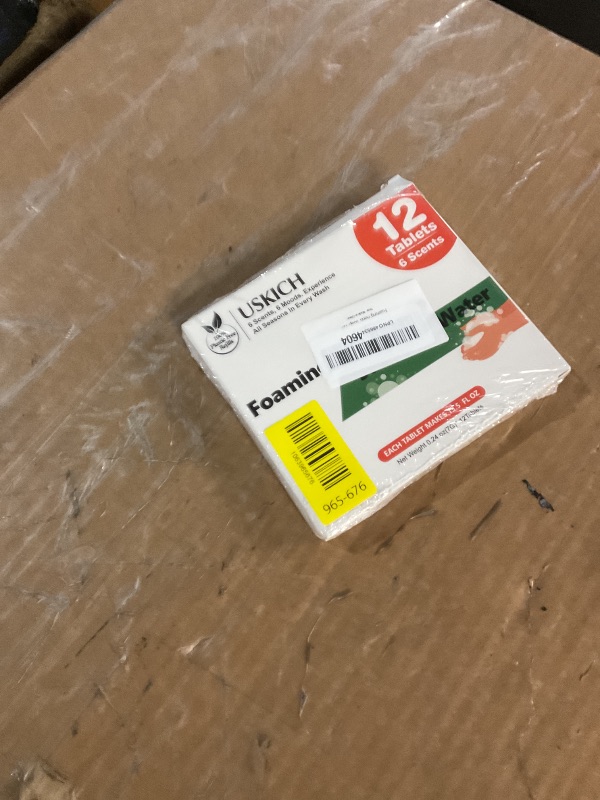 Photo 1 of **MISSING ONE** USKICH Foaming Hand Soap Tablet Refills -12Pack | Eco Friendly Products & Cleaning Supplies | Variety Fragrance Soap Refills Tablets for Using With Foaming Hand Soap Dispenser (12 x 8 Fl oz bottles)