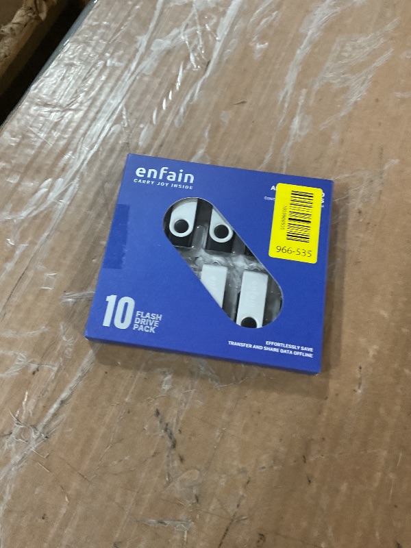 View 2 of **Only 7**Enfain 10-Pack 16GB USB 3.0 Flash Drives (160GB Total) - 90MB/s Read, 25MB/s Write, with Labels & Gift Box for Home, Office, Bulk Storage