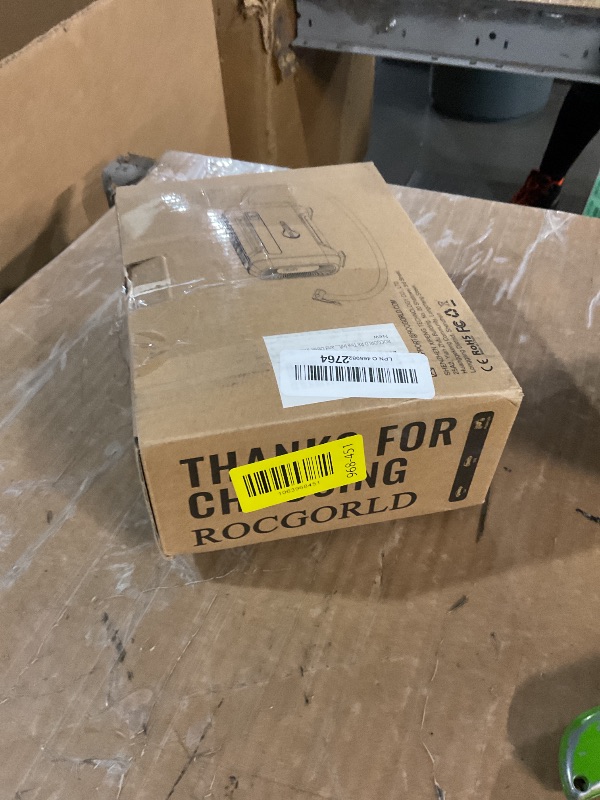 Photo 1 of ***missing attachments*** ROCGORLD R8 Tire Inflator Portable Air Compressor, DC 12V Air Compressor Portable with Large Dual Digital Screen, 3X Faster Inflation Air Pump for Car, Bike, Ball, Motor