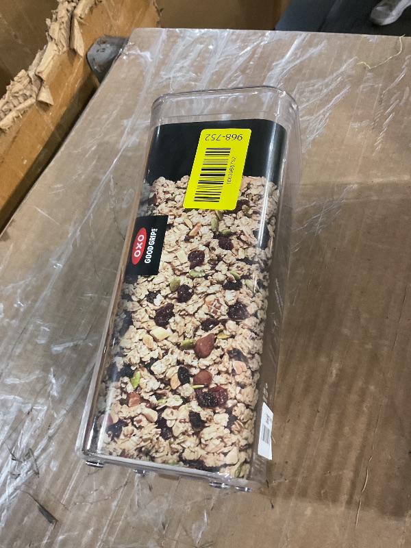 Photo 1 of ***MISSING PARTS***
OXO Good Grips POP Container - Airtight Food Storage - Small Square Medium 1.7 Qt Ideal for granola, dried beans and snacks