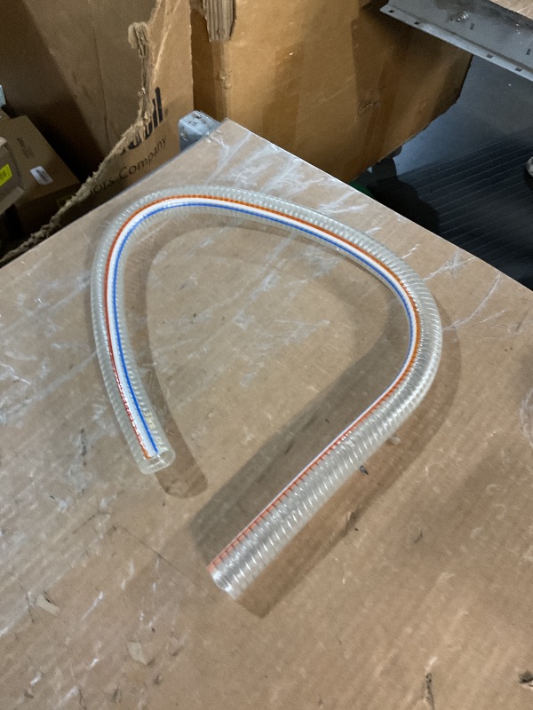 Photo 1 of ***STOCK IMAGE FOR REFERENCE***
31m OD Heavy-Duty Steel Wire vacuum Suction Flexible Hose High Pressure UV Chemical Resistant Thick Vinyl Tube, Bilge Pump Hose,3FT