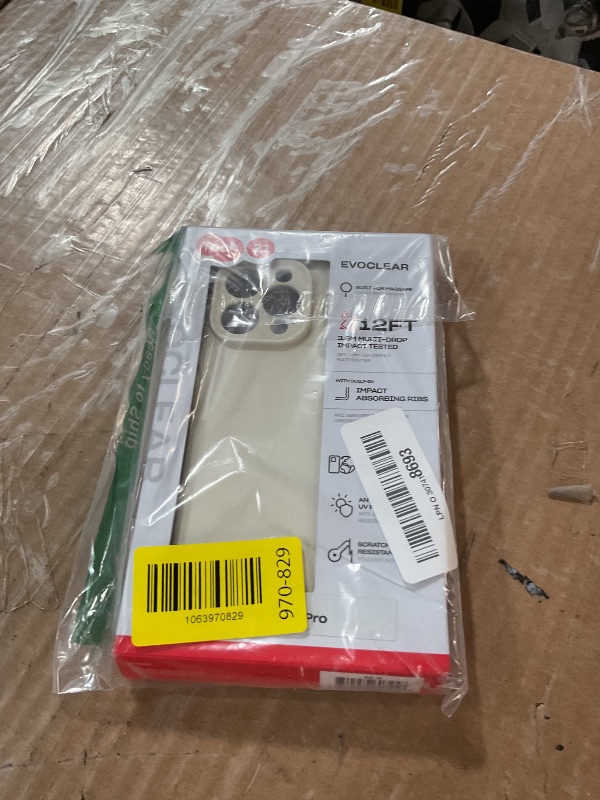 Photo 1 of ***STOCK IMAGE FOR REFERENCE***
Tech21 EvoClear Case for iPhone 17 Pro – Clear | Slim Protective Case | Impact Protection | MagSafe Compatible