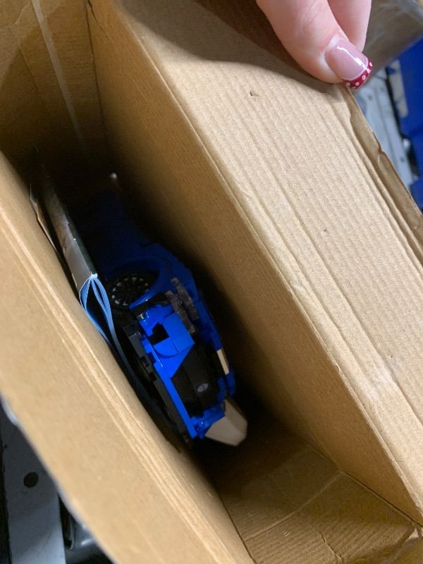 Photo 1 of (BULIT) WISEPLAY Build Your Own RC Car Kit for Kids | 325-Pieces STEM Building Toys for Boys and Girls | Perfect Christmas & Birthday Gift for 6-10 Year Olds (Blue)