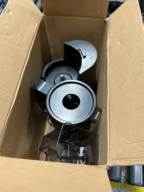 Photo 1 of ***DAMAGED - SEE NOTES/PICTURES***Cold Press Juicer, Juicer Machines with 5.4" Wide Feed Chute for Juice Extractor, Professional Slow Masticating Juicer for Whole Vegetables & Fruits with High Juice Yield, Easy to Clean (Black)