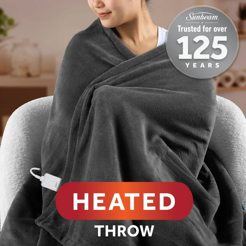 Photo 1 of 
Sunbeam Heated Throw Blanket