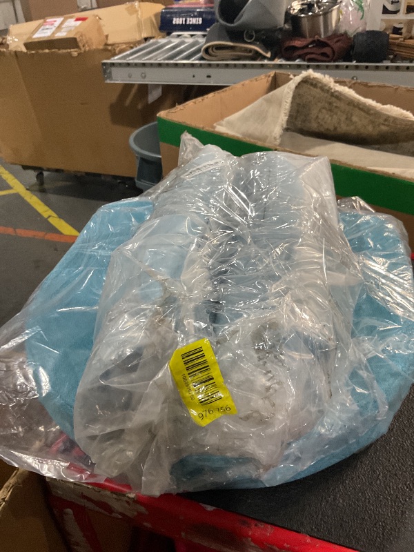Photo 1 of ***MISSING PARTS***
***MISSING ONE PIECE***Shinnwa Kitchen Chair Cushions Set of 4, Non-Slip Dining Chair Cushions with Ties and Machine Washable Cover, 4 Pack, 17 x 16.5 x 2in, Teal