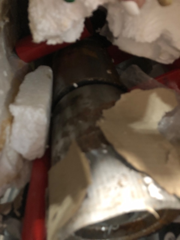 Photo 1 of ***DAMAGED - SEE NOTES/PICTURES*** ROBERTS 10-950 75-Pound Heavy Duty Vinyl and Linoleum Floor Rollers with Chrome Plated Rollers and Removable Handle for Easy Storage