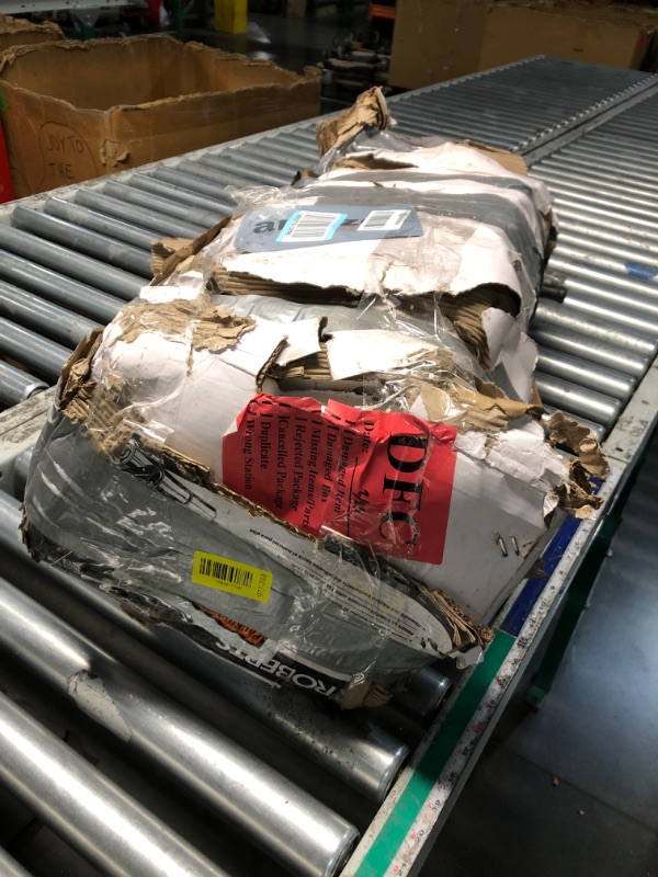 Photo 1 of ***DAMAGED - SEE NOTES/PICTURES*** ROBERTS 10-950 75-Pound Heavy Duty Vinyl and Linoleum Floor Rollers with Chrome Plated Rollers and Removable Handle for Easy Storage