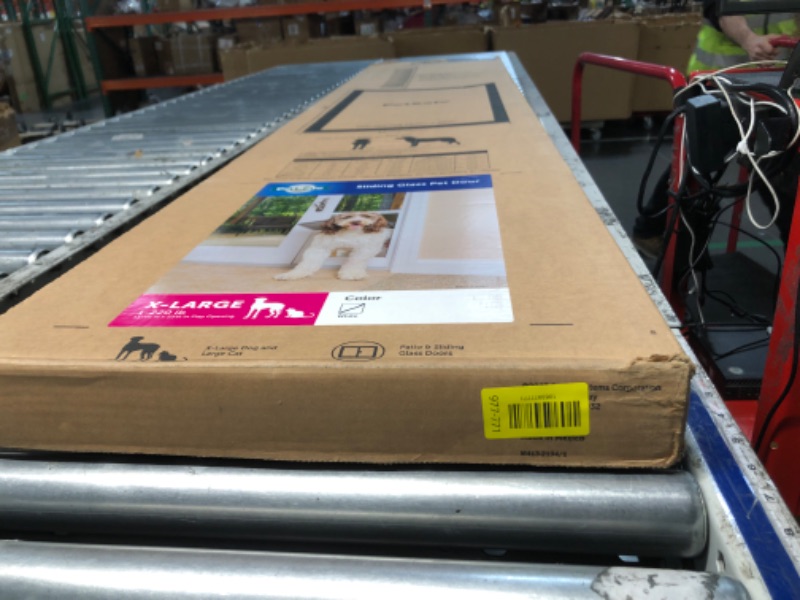 Photo 1 of ***FACTORY SEALED*** PetSafe Sliding Glass Pet Door - No-Cut DIY Install Doggy Door for Renters - Aluminum Frame - Adjustable Height 75 7/8" to 80 11/16" - Ideal for Extra Large Dogs Up to 220 lb - White