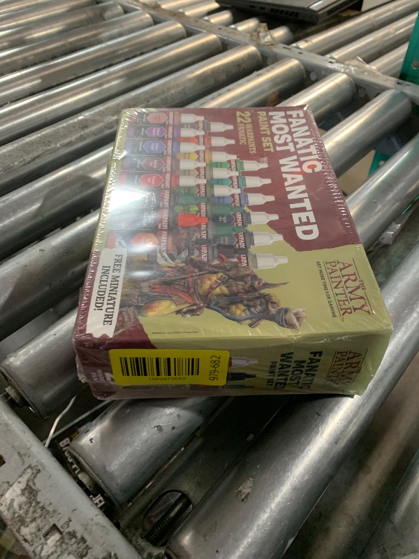 Photo 1 of ***FACTORY SEALED***The Army Painter, Warpaints Fanatic Most Wanted Paint Set, 22 x 18ml Acrylic Paint incl. Skin Tones, Metallics, Effects, 1 Wash, Primer & 1 Miniature - Miniature Paint for D&D & Warhammer Miniatures