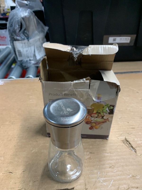 Photo 1 of ***MISSING PARTS***
Salt and Pepper Grinder Set – Manual Salt Grinder and Pepper Mill for Black Pepper, Sea Salt – Refillable, Easy-to-Use Salt & Pepper Mill Set