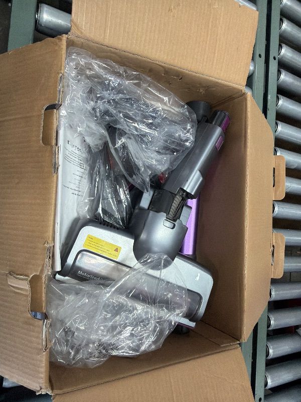Photo 1 of ***SEE NOTES***
Lubluelu Cordless Vacuum Cleaner, Stick Vacuum Cordless Rechargeable with Lightweight 235W Brushless Motor, Self-Standing and Handheld Design for Carpet, Hard Floor and Pet Hair (Purple)