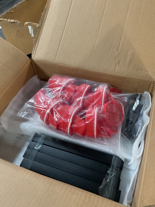 Photo 1 of ?Tgeyd Chicken Feeder Box 30 lbs Galvanized Metal, 6 Feeding Ports, Comes with Metal Feeder Box Stands for Chickens, Ducks, Geese