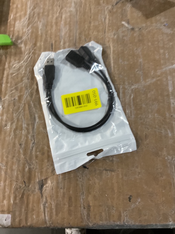 View 2 of ?2025 Upgraded? USB 2.0 A Male to 2 Dual USB Female Jack Y Splitter Hub Power Cord Extension Adapter Cable(Not Supporting CarPlay and Android Auto)
