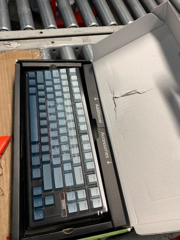 Photo 1 of ***BACKLIGHT DOES NOT WORK***
EPOMAKER G84 HE Wireless Hall Effect Keyboard, 8K Polling & 8000mAh, SOCD & DKS, Gaming Keyboard with Fast Trigger & Adjustable Actuation, RGB Backlit, PBT Keycap, Hot-Swap, for Win/Mac (Black)