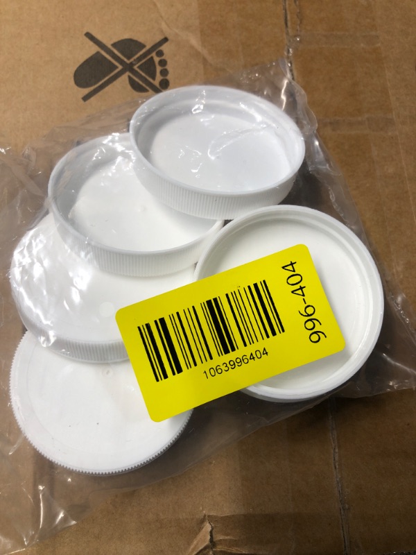 Photo 1 of (6-Pack) Calvana 53mm Reusable Water Jug Caps, Lids for 3 and 5 Gallon Water Jug, Water Bottle Cover Screw Top, Compatible with American Maid Plastic Water Bottles and Jugs Ranging, PP Material, White