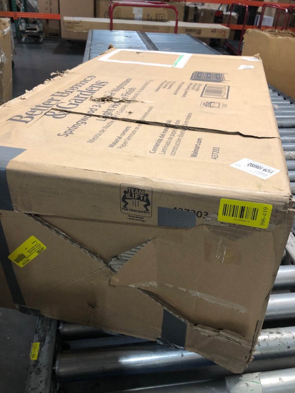 Photo 1 of **PARTS ONLY** Better Homes & Gardens Springwood Caning 3-Drawer Nightstand with USB, Light Honey finish