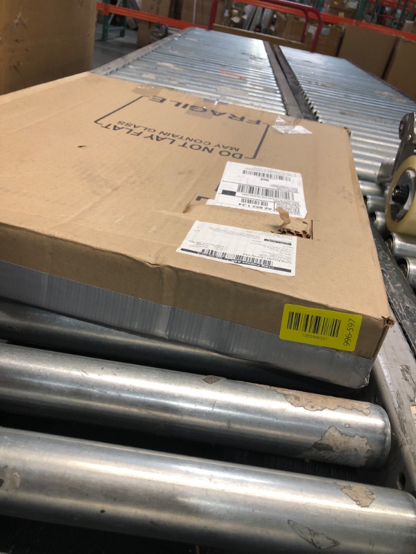 Photo 1 of ****STOCK PHOTO REFERENCENONLY***Craig Frames Contemporary, 11x20 WHITE Picture Frame with White Collage Mat, 3 Openings for 5x7 Prints