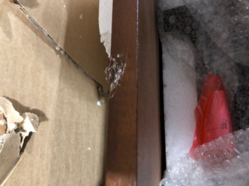 Photo 5 of ***OPENED FOR INSPECTION ***SWEVEN Coffee Table with Storage – Modern Square Living Room Furniture Featuring Large Center Compartment Shelf, Premium Walnut Wood Finish, and Sturdy Metal Legs for Mid Century Modern Home Décor