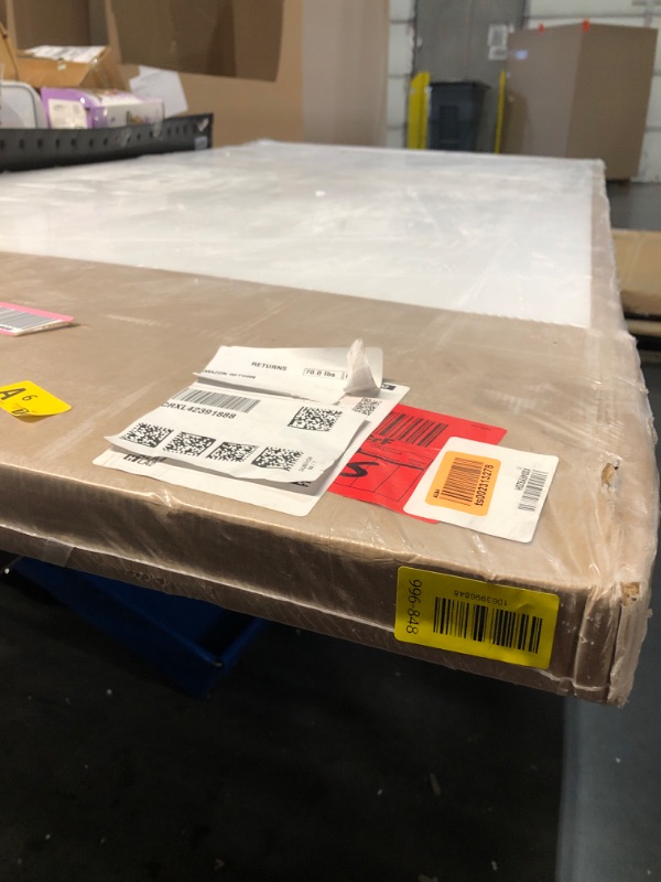 Photo 1 of ****TRUCK PICKUP***JUBEST 42"x84" Flush Solid Core White Primed Concealed Sliding Hidden Barn Door with Soft Close Installation Hardware and Double Sided Pulls Included