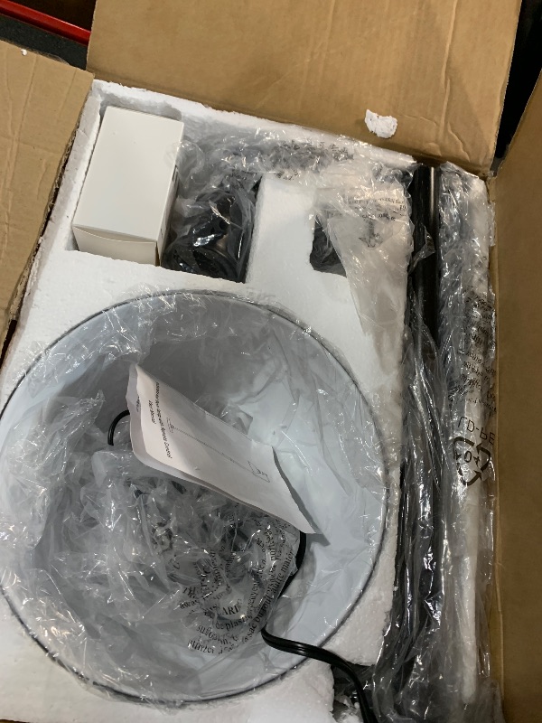 Photo 1 of ***Missing remote***
PARTPHONER Industrial Floor Lamp Adjustable, Rustic Farmhouse Reading Lamp in Aged Black Finish, Modern Standing Lamp with Remote Control Metal Shade for Living Room Bedroom Study Room Office Hotel