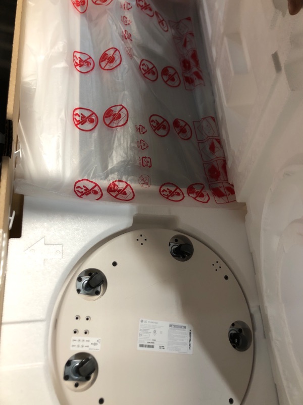 Photo 1 of ***missing hardware***LG 27-Inch StanbyME 2 with Folio Cover, Portable Touch Screen, Dolby Vision, HDR10, Filmmaker Mode, Built-in Battery, Full Swivel Rotation (27LX6TYGA, 2025)