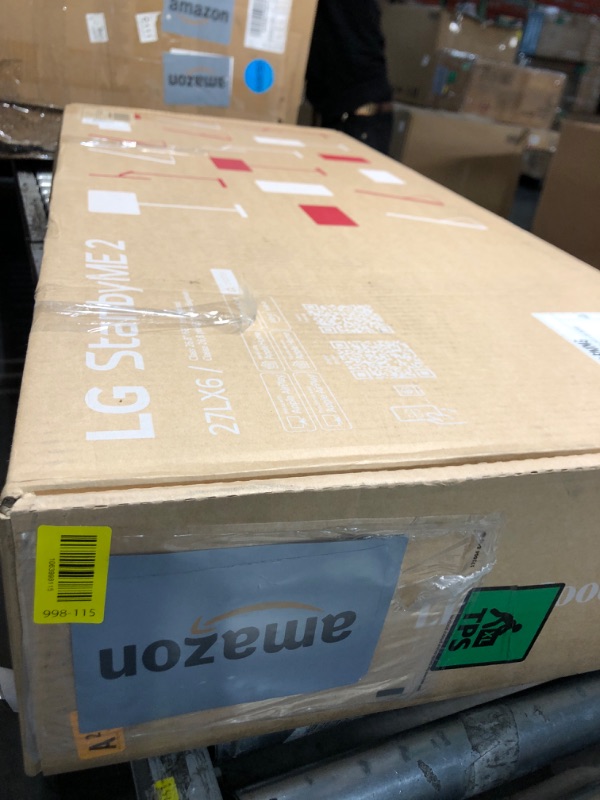 Photo 1 of ***missing hardware***LG 27-Inch StanbyME 2 with Folio Cover, Portable Touch Screen, Dolby Vision, HDR10, Filmmaker Mode, Built-in Battery, Full Swivel Rotation (27LX6TYGA, 2025)