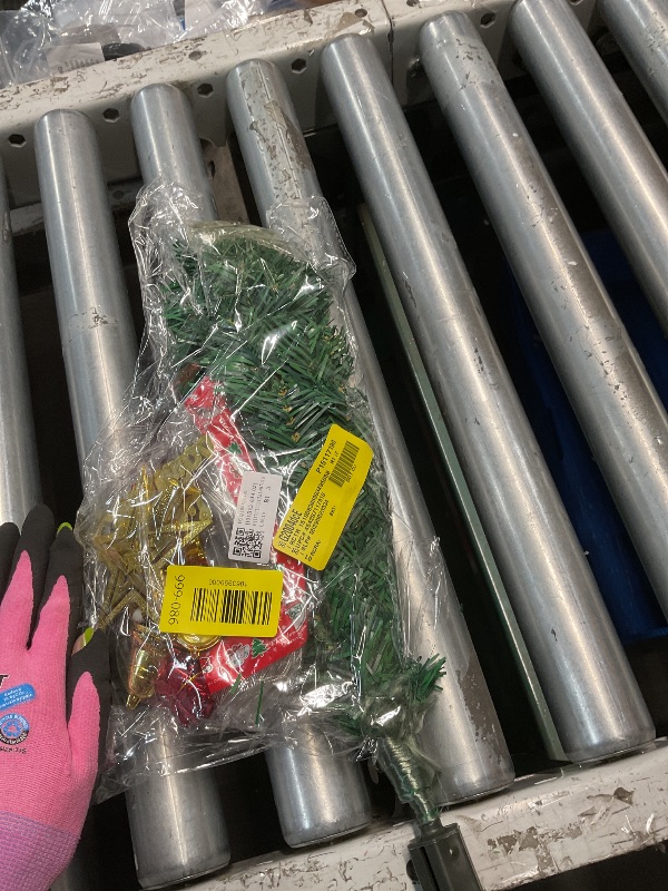 Photo 1 of ***STOCK PHOTO FOR REFERENCE ONLY***Artificial Christmas Wreath - with Bow Gnome Holiday Decor,Upside Down Tree Christmas Decorations - for Indoor Outdoor Living Room Bedroom Farmhouse Fireplace Mantel Office Apartment