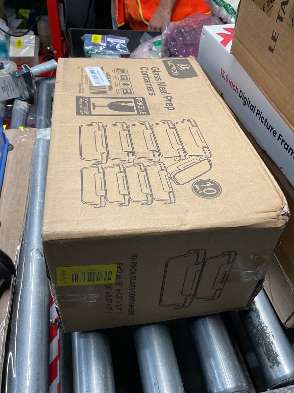 Photo 1 of [10-Pack] Glass Meal Prep Containers with Lids, MCIRCO Food Storage Containers with Snap Locking Lids, Airtight Lunch Containers, Microwave, Oven, Freezer and Dishwasher