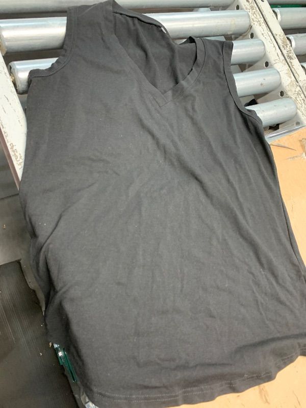 Photo 1 of ***STOCK PHOTO FOR REFERENCE ONLY, V NECK***BESTPOEM Summer Tops for Women Scoop Neck Ribbed Wide Strap Black Crop Tank Tops Going Out Trendy Casual Workout Basic Sleeveless Tops Gym Cropped Camisole MEDIUM