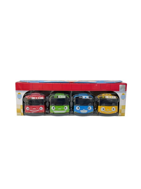 Photo 1 of ***FACTORY SEALED*** Tayo Gani Lani Rogi - The Little Bus Tayo Special Metal Vehicles Set 4pcs