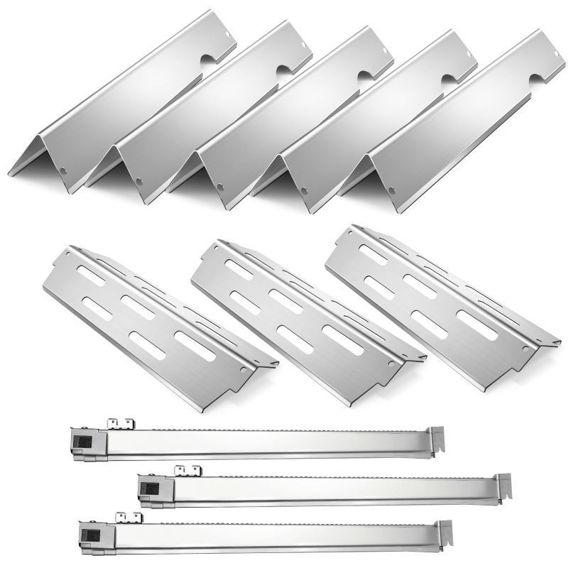 Photo 1 of ***FACTORY SEALED***Secbinw Grill Replacement Parts for Weber Genesis 2 E310 E315 E330 S335 LX 340 Stainless Steel 66032 Flavorizer Bars 66040 Heat Deflector 3 Burner Tubes for Weber Genesis ii 300 Series GS4 66795 67490