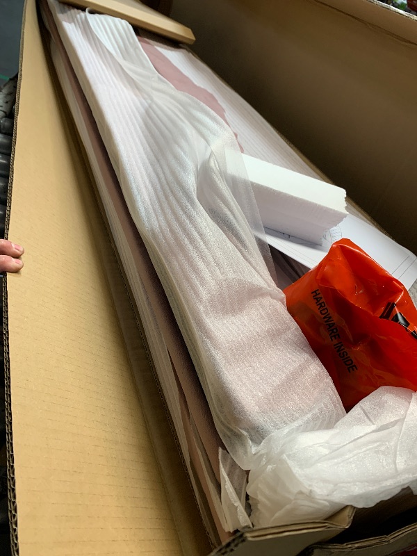 Photo 1 of ***Partial SET BOX 2/2 only***
Merax Twin Size Velvet Daybed with Trundle, with Pull-Out Wheels Tufted Upholstered Sofa Bed with USB & Type-C Charging Ports, No Box-Spring Needed, Pink