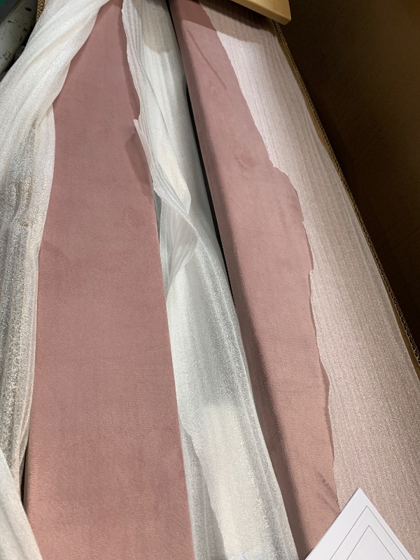 Photo 1 of ***Partial SET BOX 2/2 only***
Merax Twin Size Velvet Daybed with Trundle, with Pull-Out Wheels Tufted Upholstered Sofa Bed with USB & Type-C Charging Ports, No Box-Spring Needed, Pink