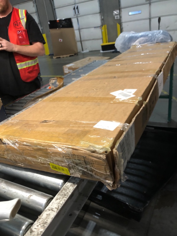 Photo 1 of ****Partial Set box 1 only****
Costway Twin Size Heavy Duty Metal Loft Bed with Safety Guardrail, Black